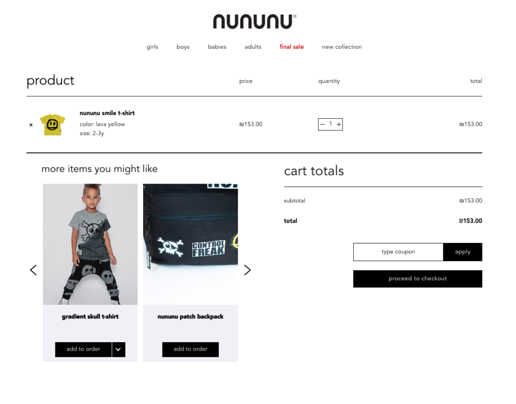 cart recommendation